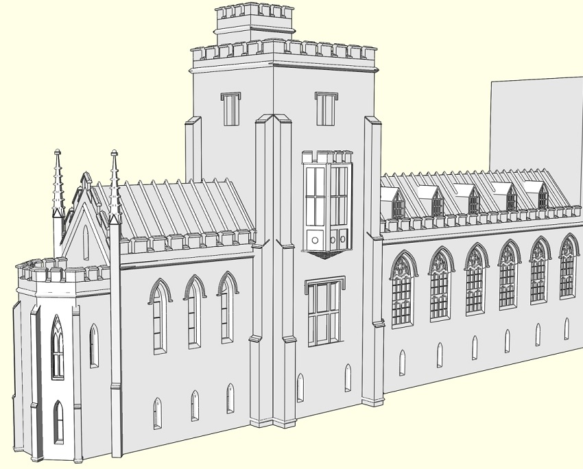 Fonthill Abbey North end