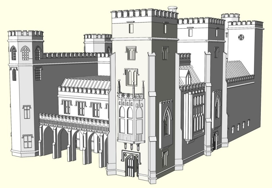 Fonthill Abbey south end