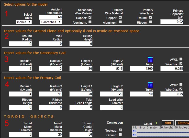 Javatc for tesla coil