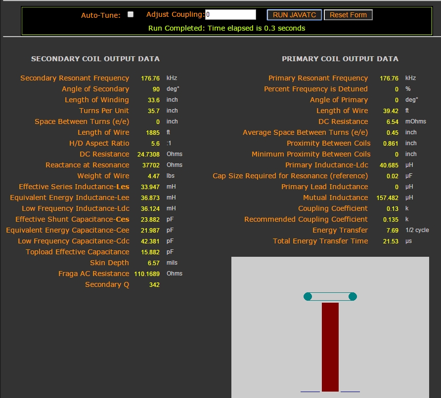 javatc for tesla coils output screen