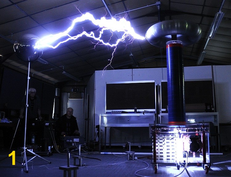 Tesla coil big toroid Phillip Strauss