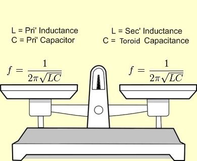 tesla coil on scales